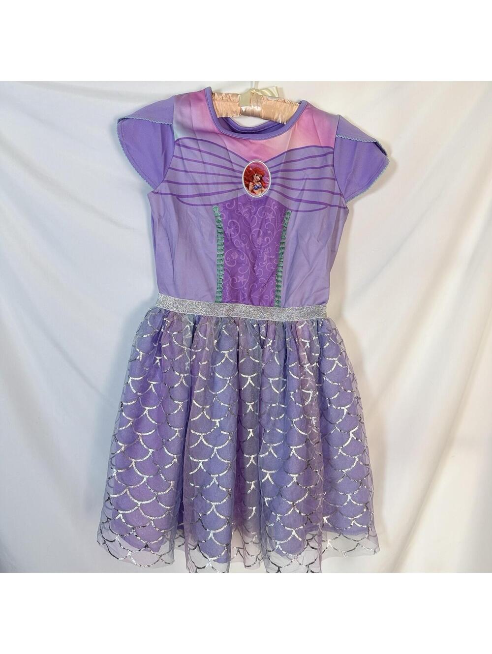 Disney Princess Dress Girls L (10/12)Ariel Cosplay Costume Vacation Kids Shimmer